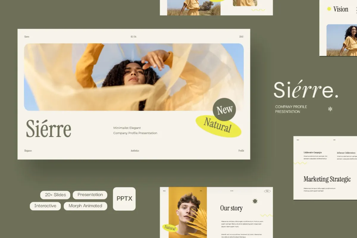 Sierre - Interactive Company Profile Powerpoint