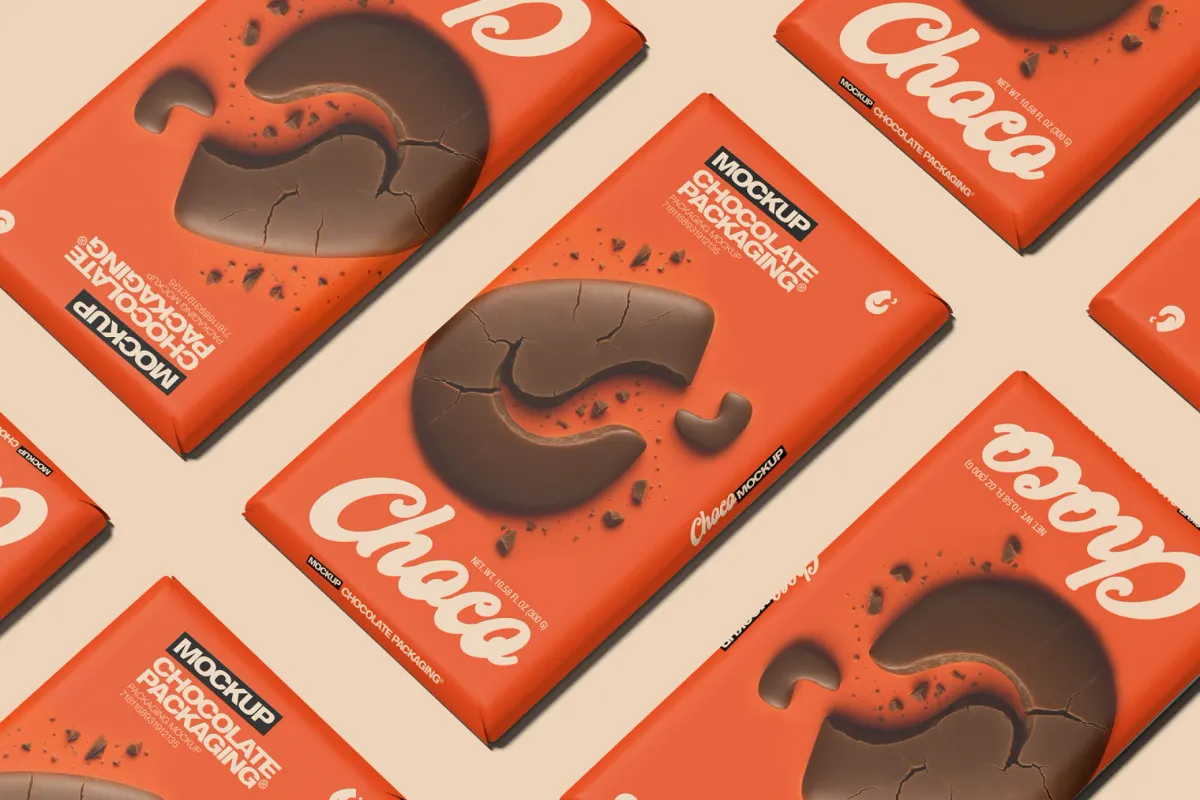 Chocolate Bar Mockup