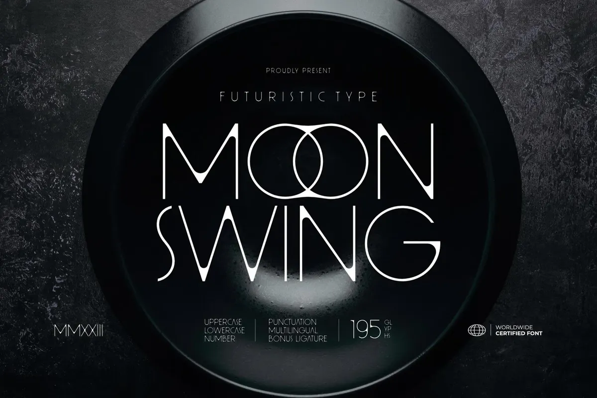 Moon Swing — Futuristic Font