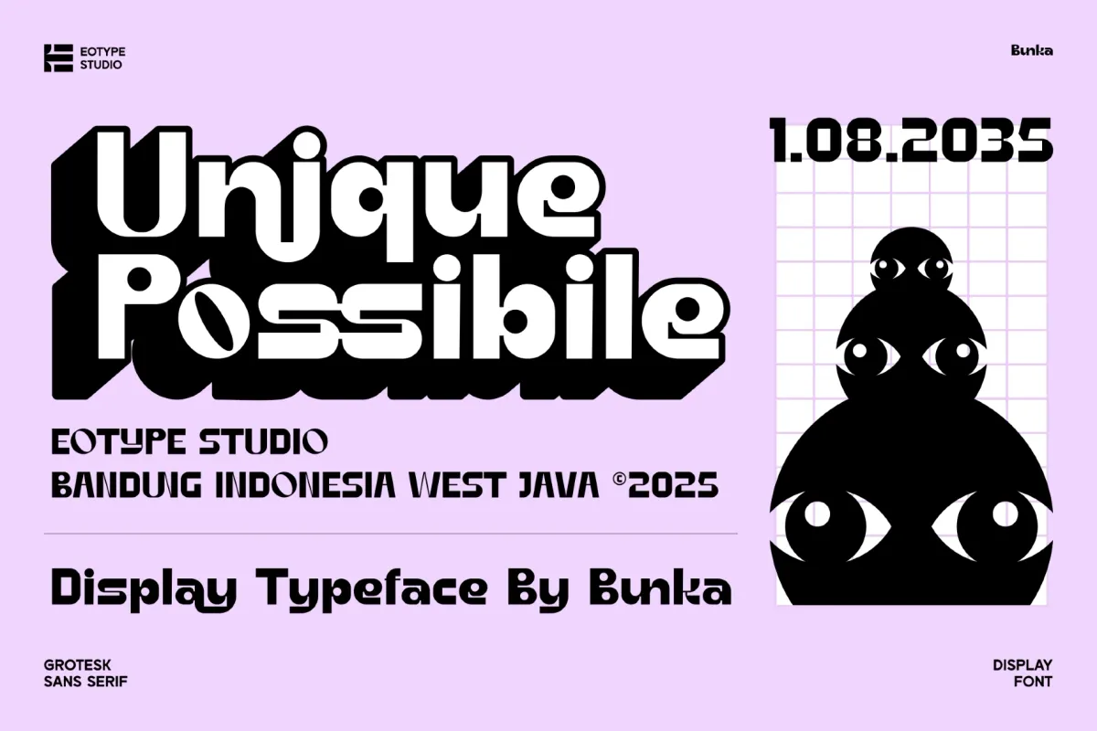 Bunka - Modern Geometric Sans Serif Font