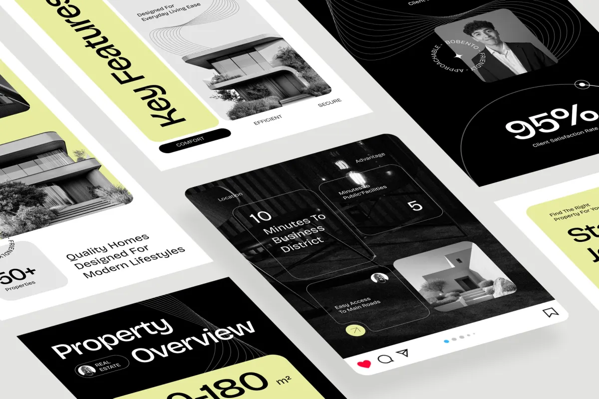 Real Estate Instagram Pack - Adobe Template