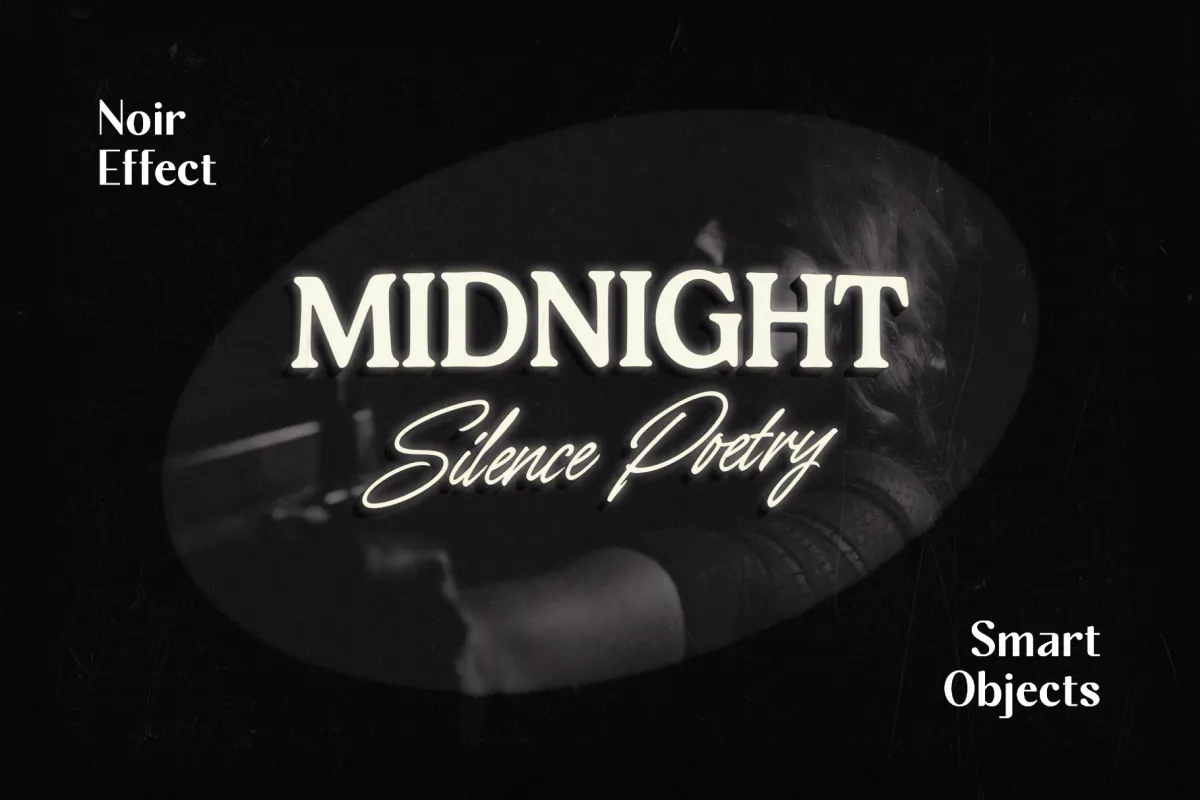 Noir Photo & Text Effect