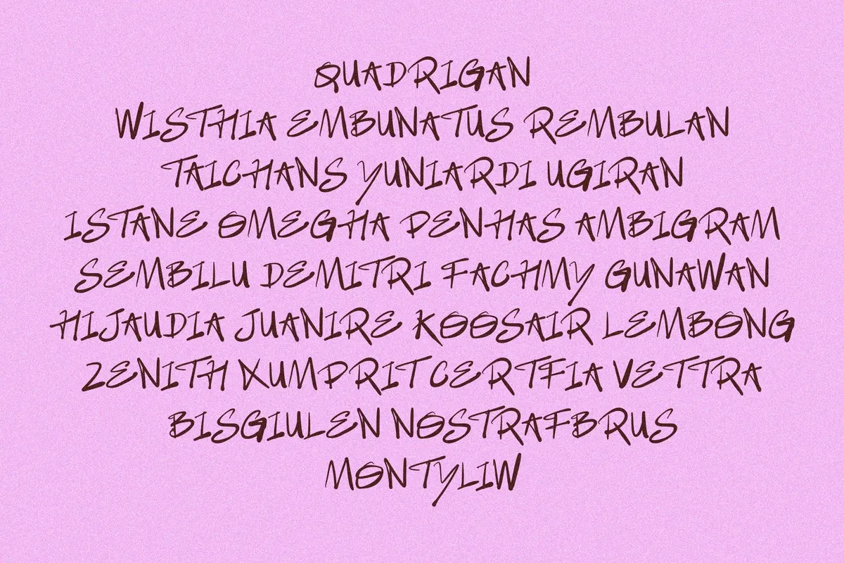 NEW SIQON — Expressive Handdrawn Brush Font