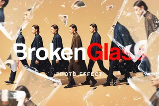 Broken Glass Photo Effect