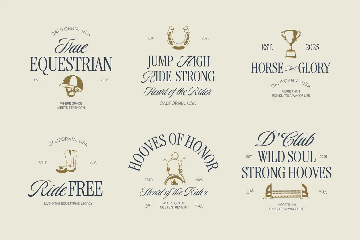 Equestrian Heritage Graphic Pack