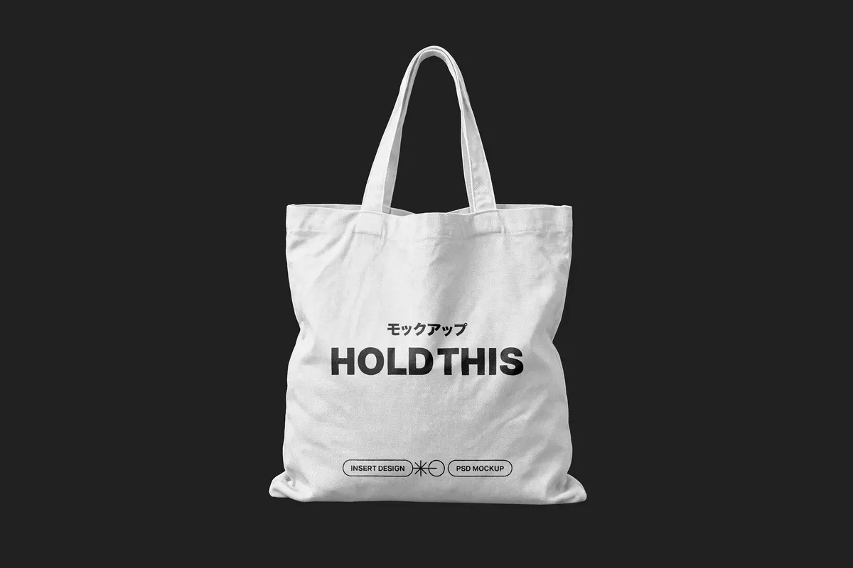 Linen Tote Bag Mockup