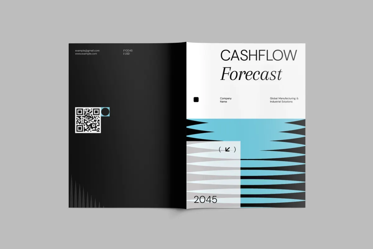 Modern Cashflow Forecast Report for Affinity