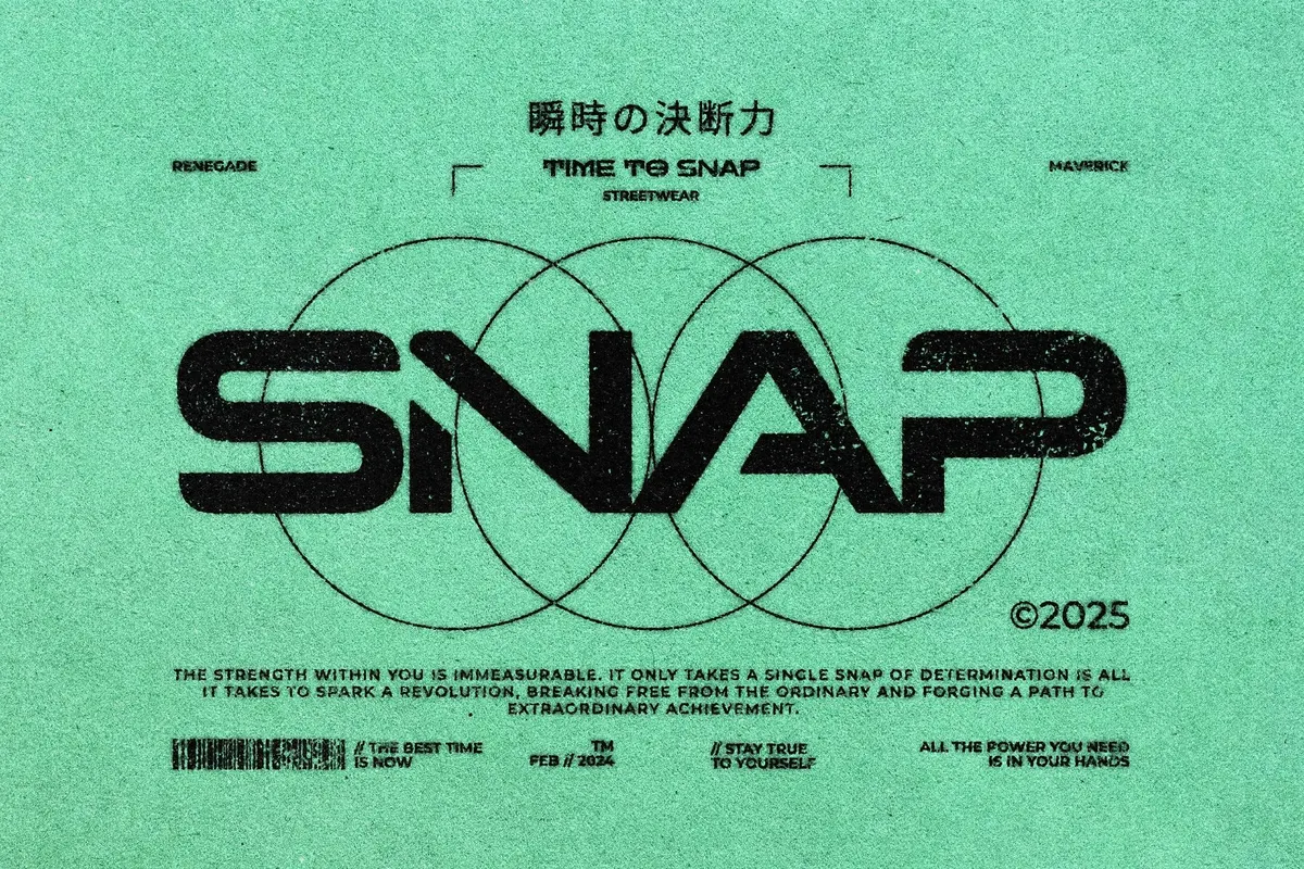 Green Grunge Paper Print Effect
