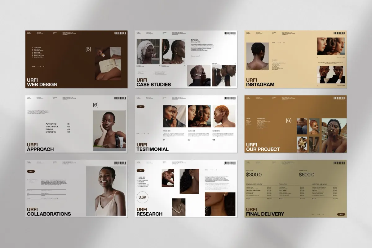 URFI-Brand Portfolio Presentation Template