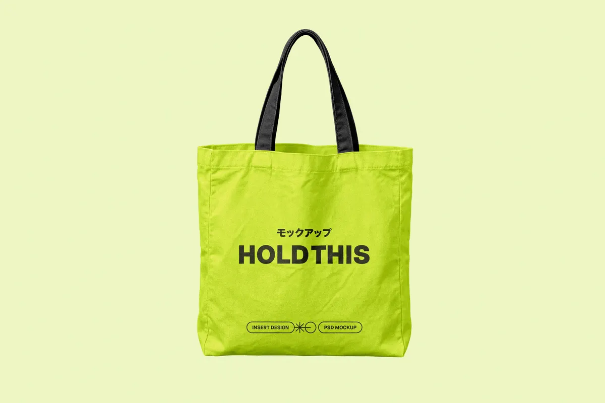 Structured Tote Bag Mockup