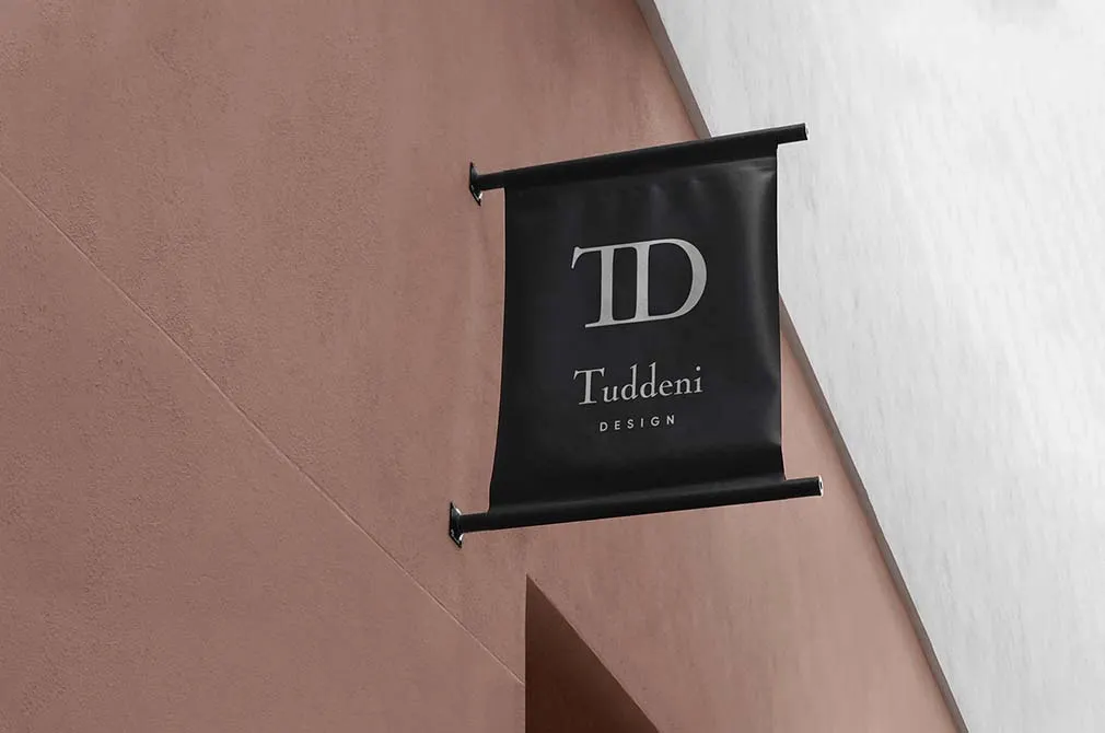 Fabric Sign Mockup