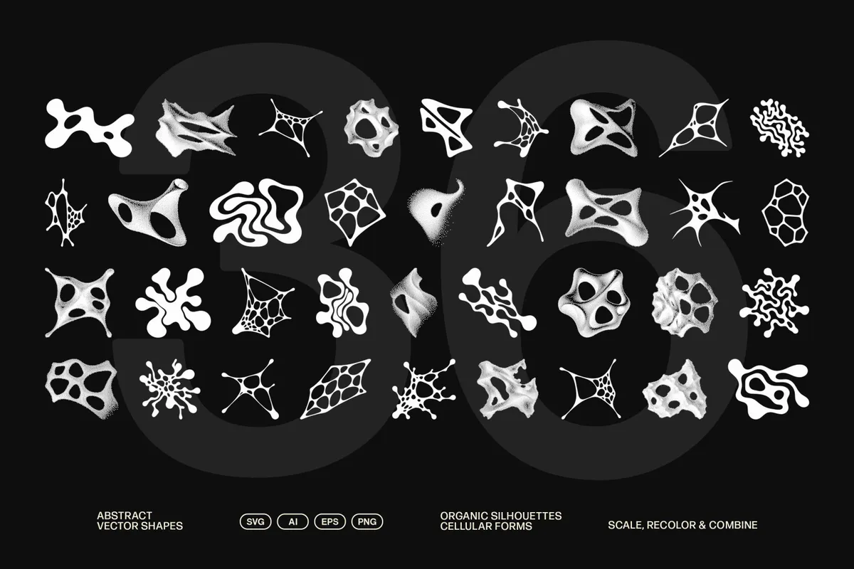 Poreform. Vector Elements Collection