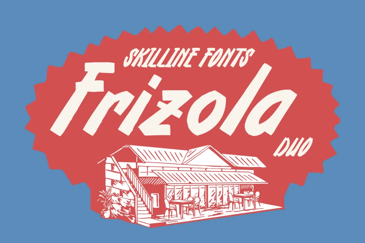 Frizola - Playful Handwritten Duo Font