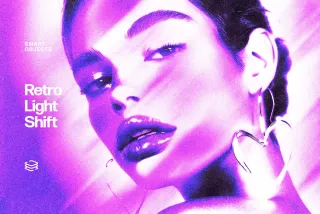 Retro Light Shift Photo Effect