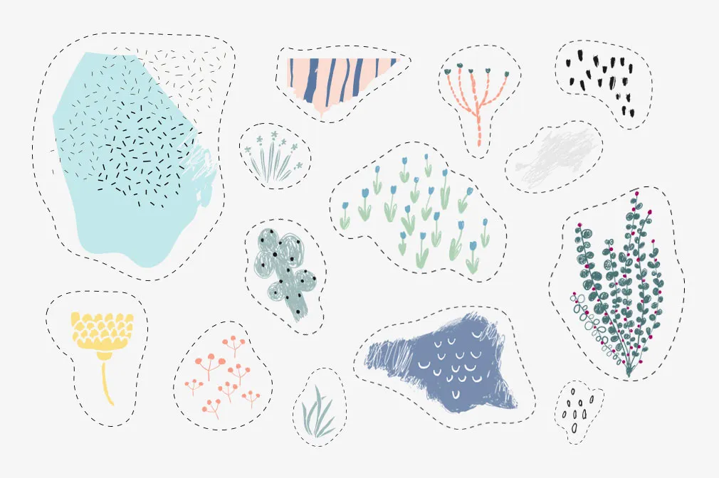 Vector Plants and Textures