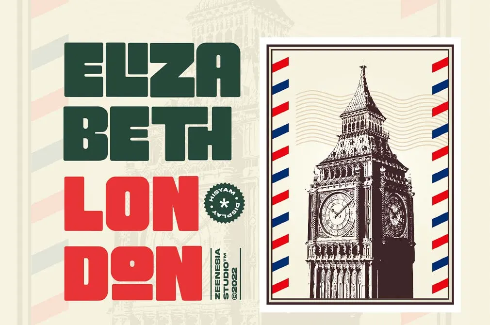 Hisyam Bold Typeface