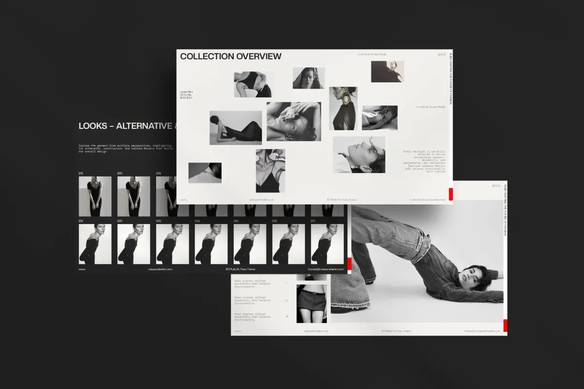 RUBE - LookBook Presentation Template