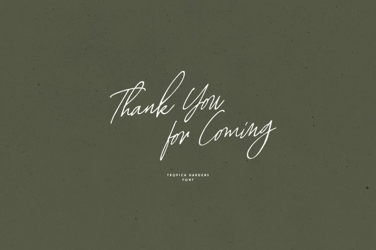 Tropica Gardens — Font Trio
