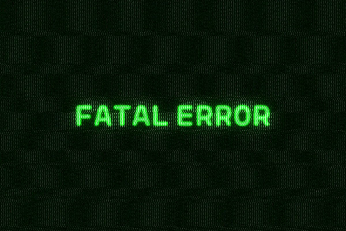 CRT Screen Text Effect