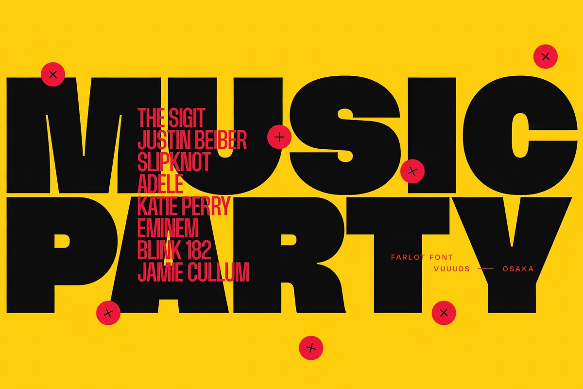 Farlot - Bold Sans Serif Display Family