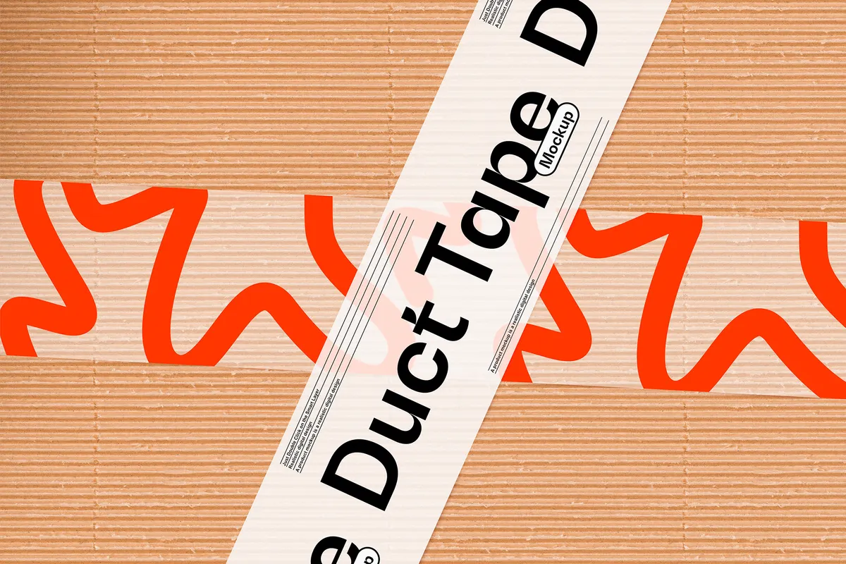 Duct Tape & Box Mockups Set