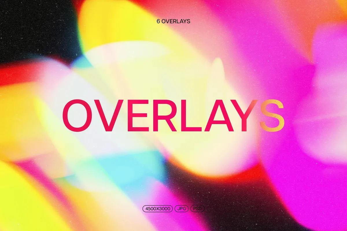 Vintage Light Leak Overlays