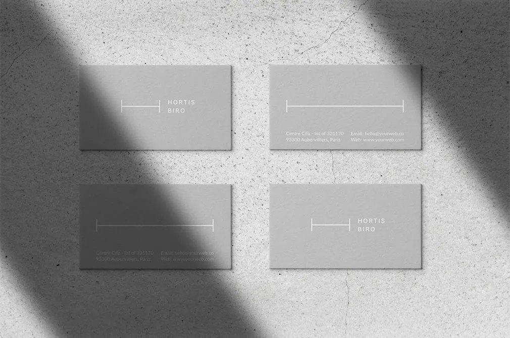 Plumere: Shadow Stationery Mockups