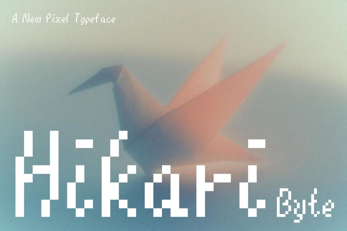 Hikari Byte - Japanese Inspired Pixel Font