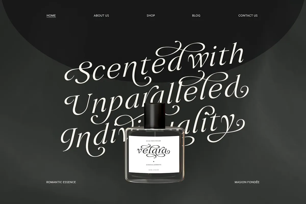 Avaline Bright — Luxury Italic Font