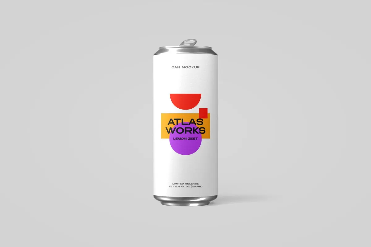 Slim Can Mockup