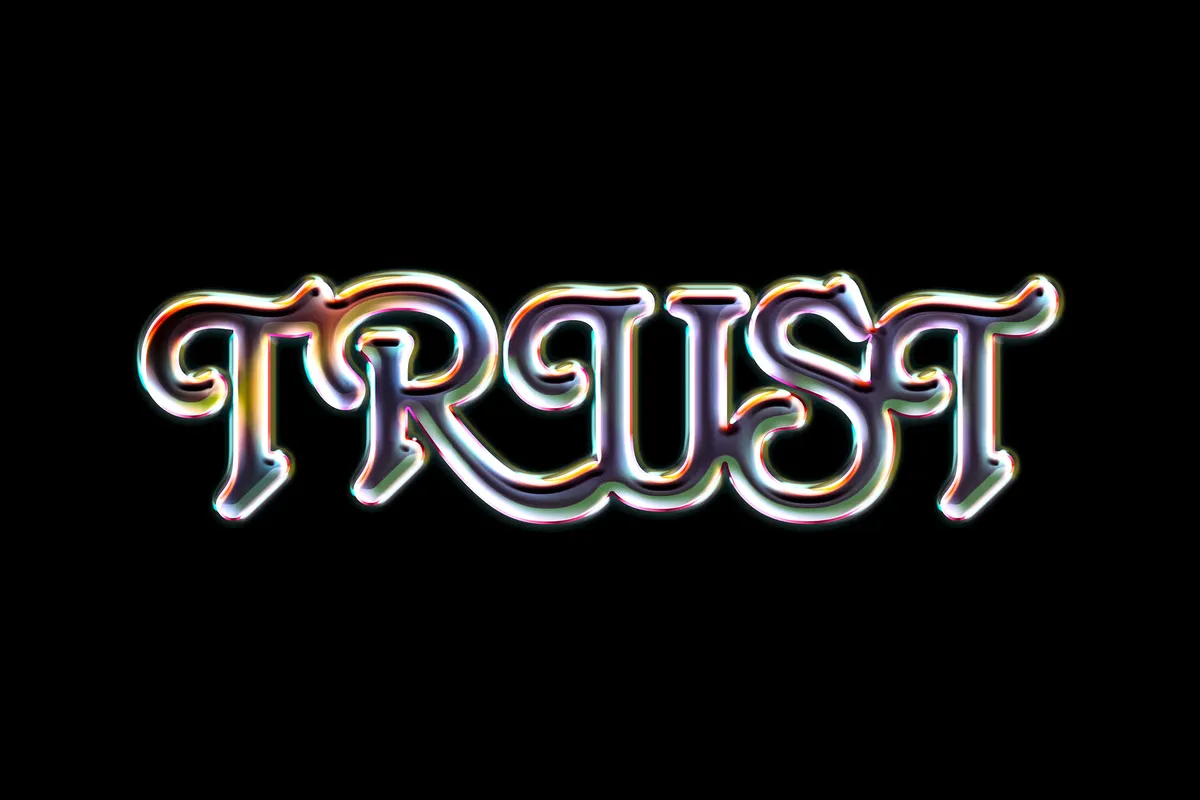Original Chrome Style Text Effect