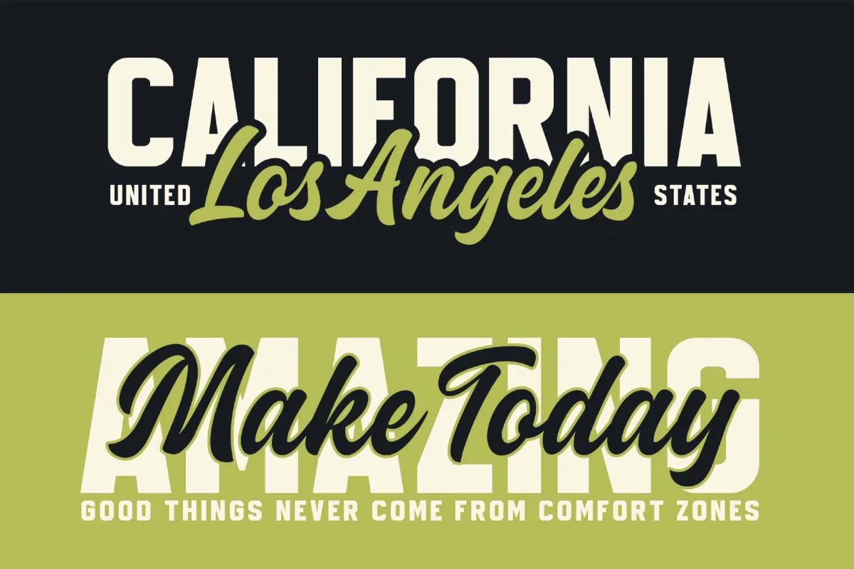 Urban Shadow a Modern Sport Font Combination