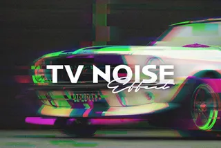 TV Noise Photo Effect