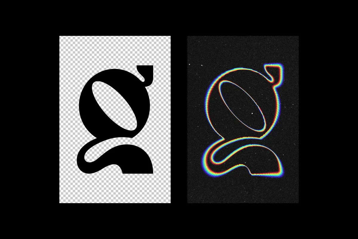 Circle Blur Text & Logo Effect