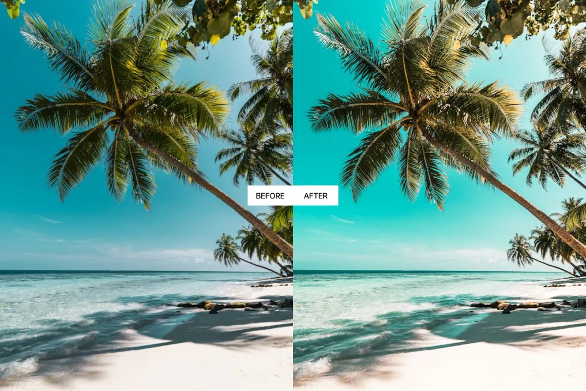 Tropical Beach Lightroom Presets