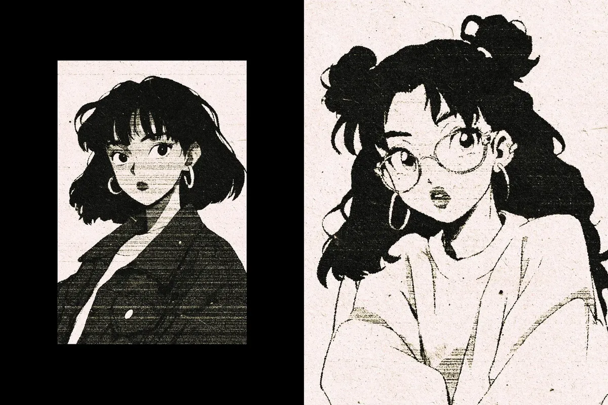 Copy Print Paper Effect