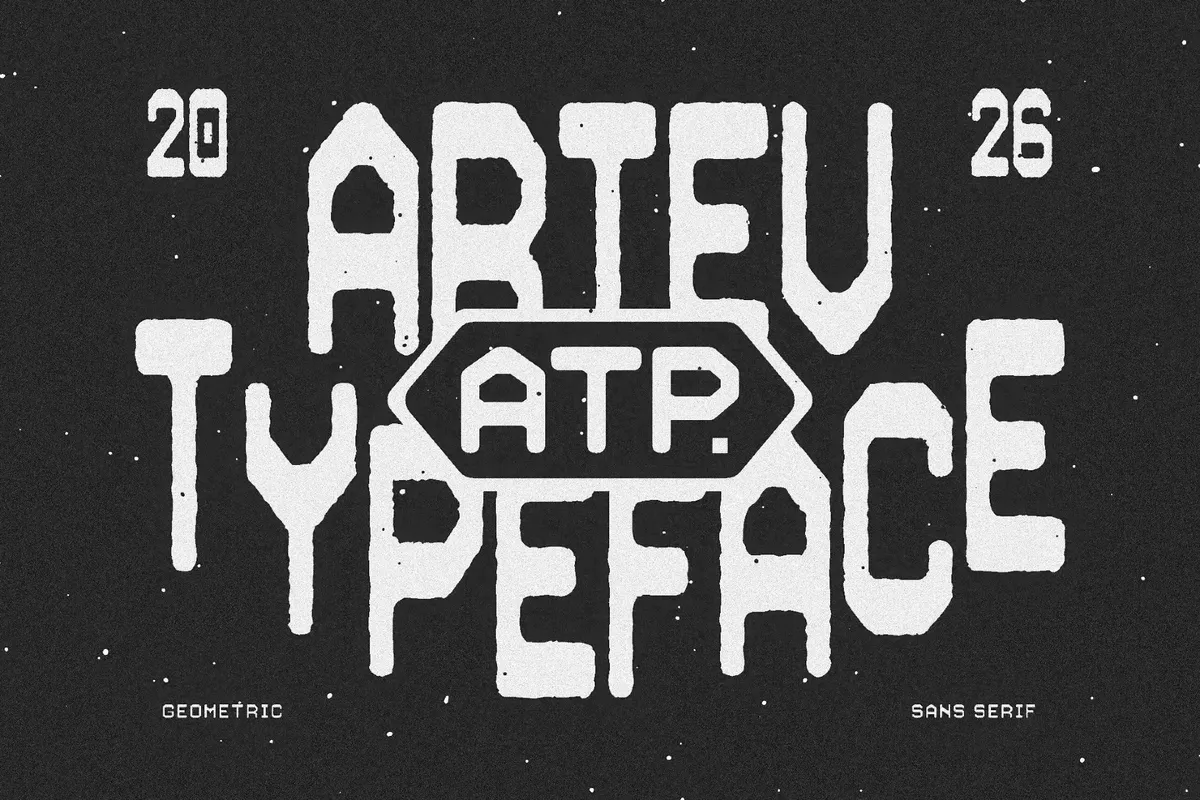 Artev – Geometric Sans Serif Font