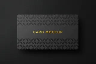 Deluxe Card Logo Mockup