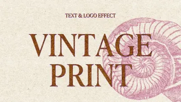 Vintage Grunge Print Effect