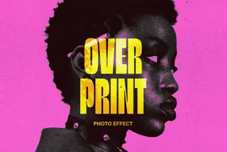 Pink Overprint Effect