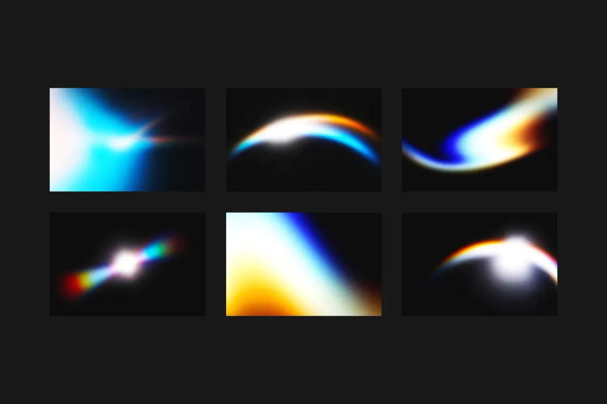 Abstract Light Leaks Textures