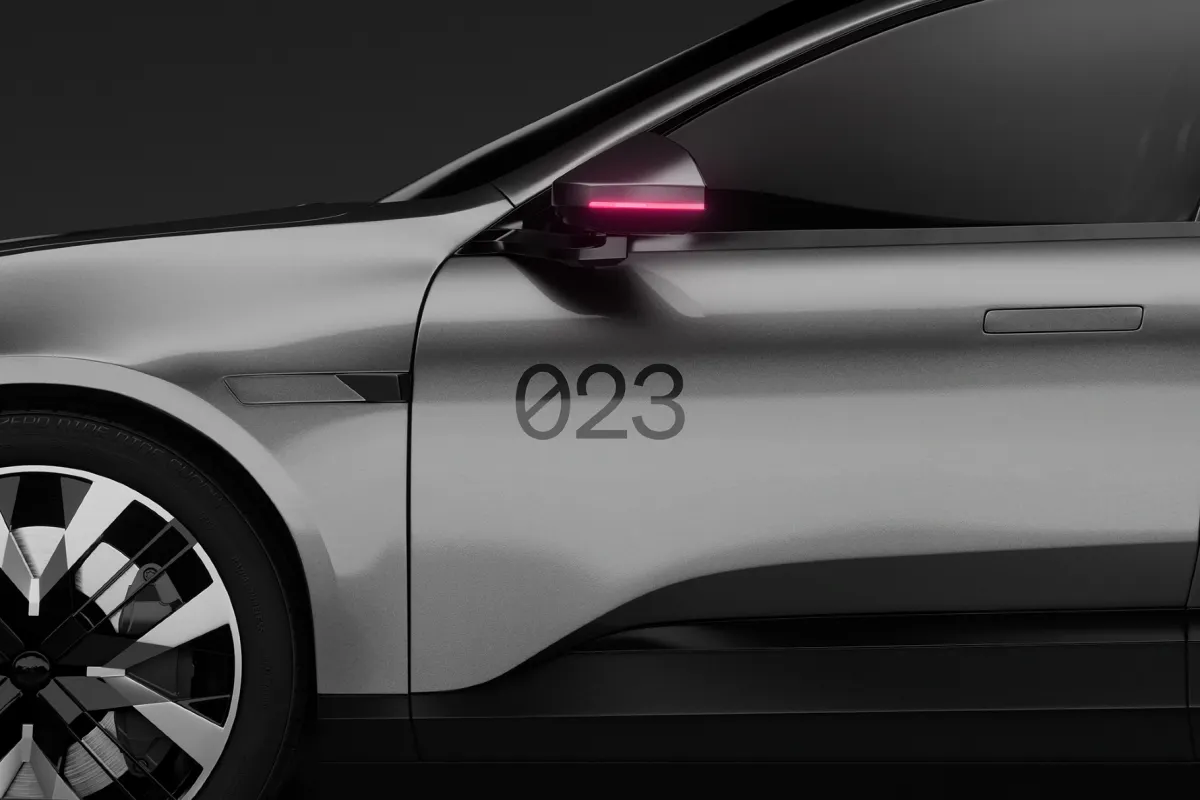 Car Door Sticker Mockup