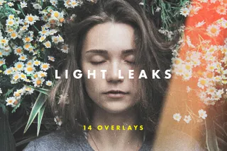 Film Burn Light Leak Overlays