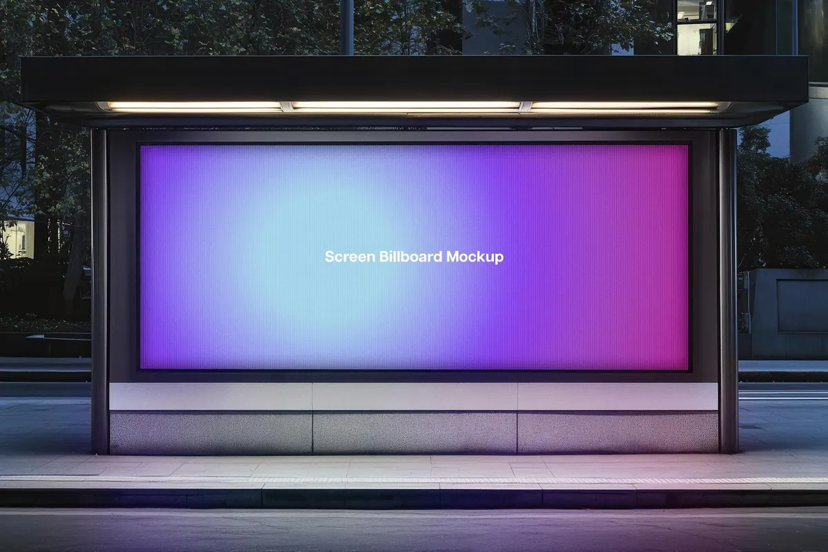 Bus Stop Mockup