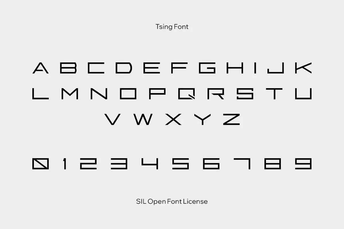 Tsing Space Font