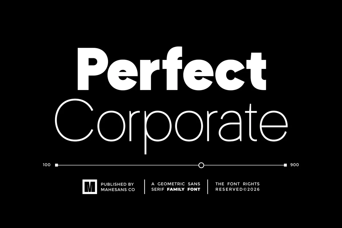 Perfect Corporate Sans Serif Family