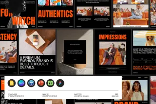 Fashion Brand Social Media Templates Pack