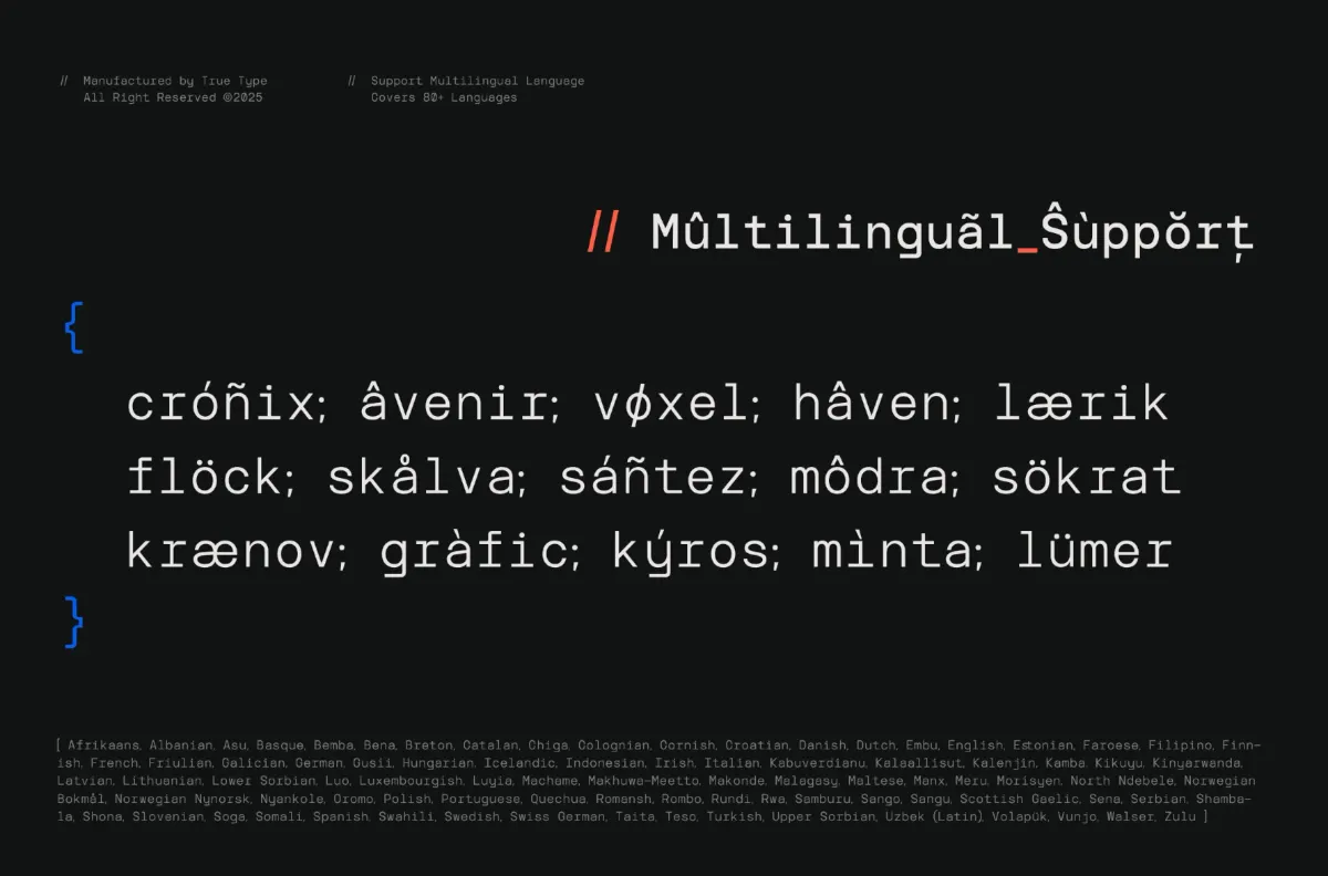 TRT Interval - Mono-Style Sans Font