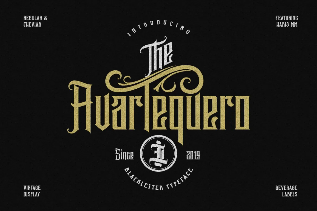 Avartequero - Bold Blackletter Display Font