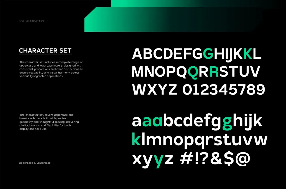 TRT Monexa Modern Sans Typeface